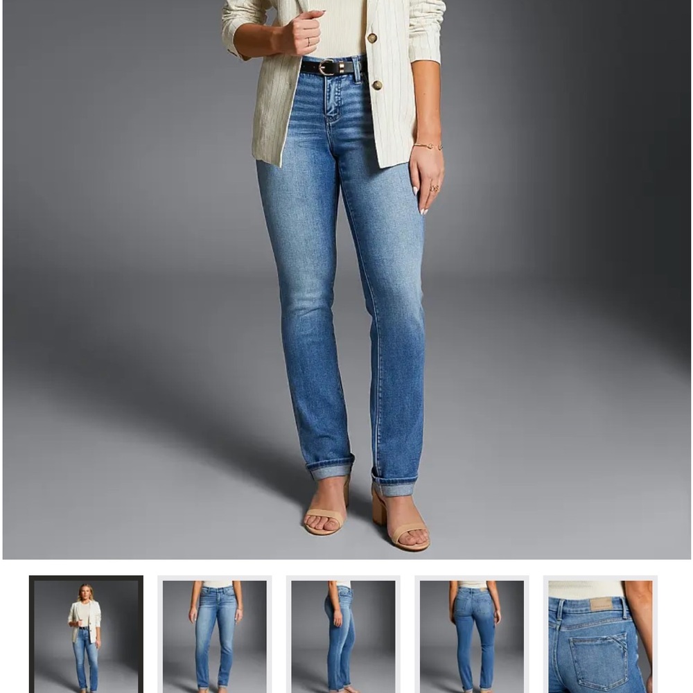 Buckle Black Fit No. 85 Women's Straight Leg Blue Jeans